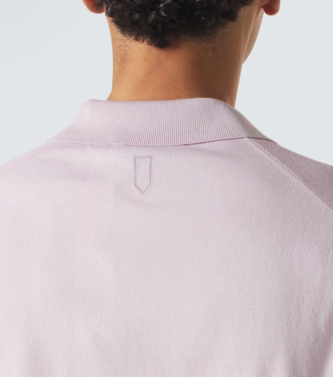 Canali - Cotton and silk polo shirt
