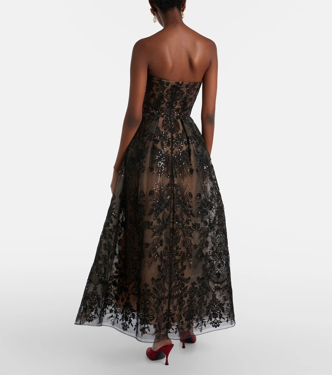 Elie Saab - Embroidered sequined gown