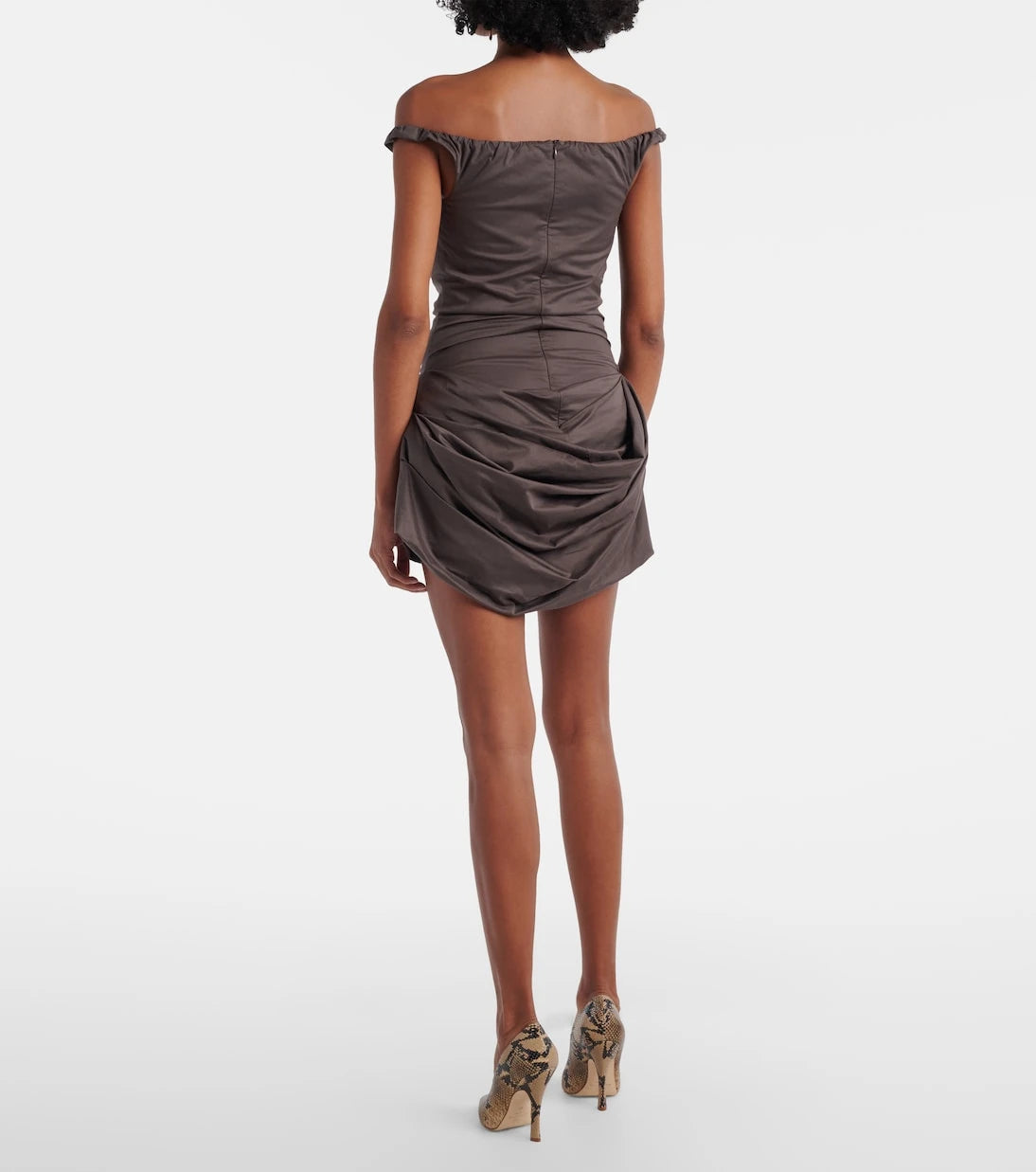 Magda Butrym - Off-shoulder cotton-blend minidress