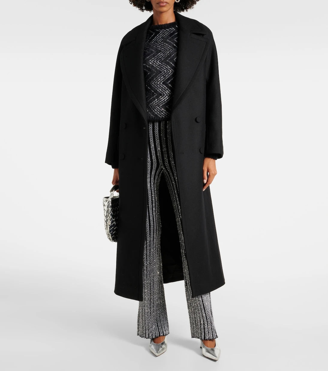 Missoni - Zig Zag metallic knit sweater