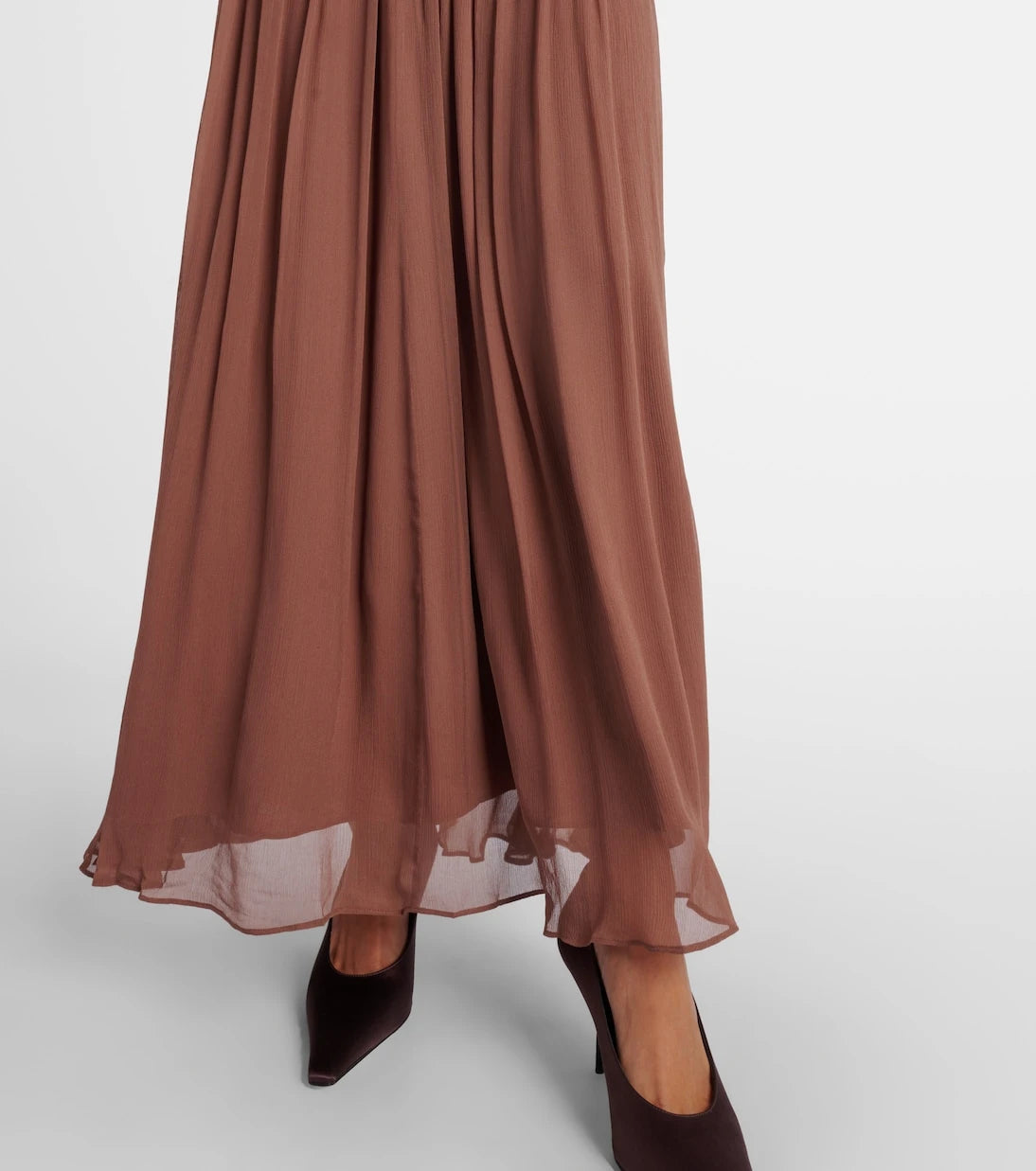 Staud - Dalton gathered ruched maxi dress