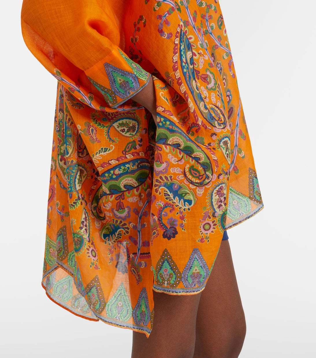 Etro - قميص بيزلي كبير الحجم