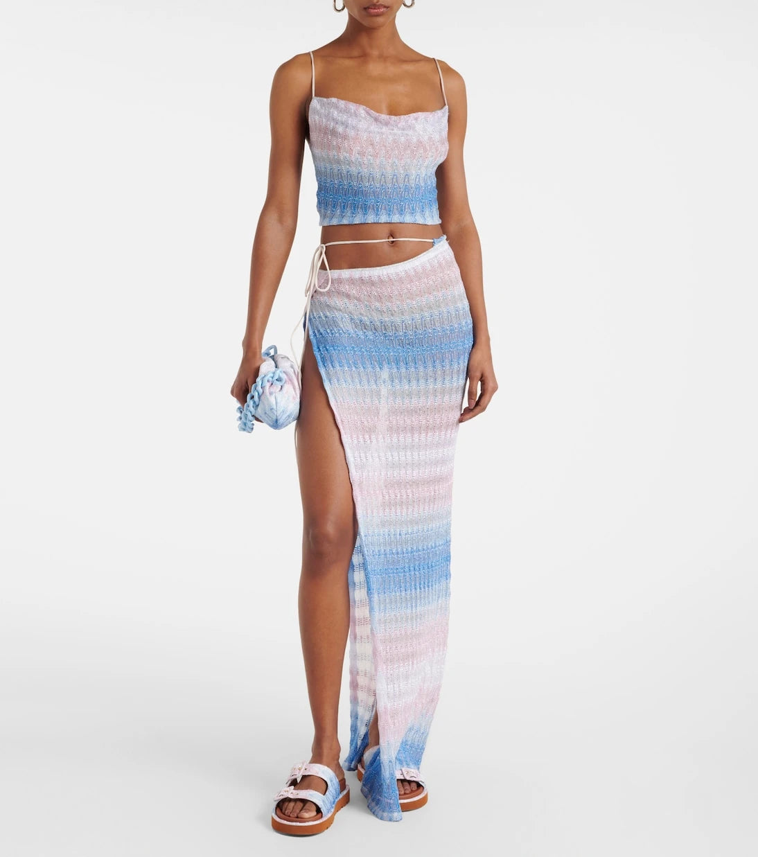 Missoni - Gradient wrap skirt