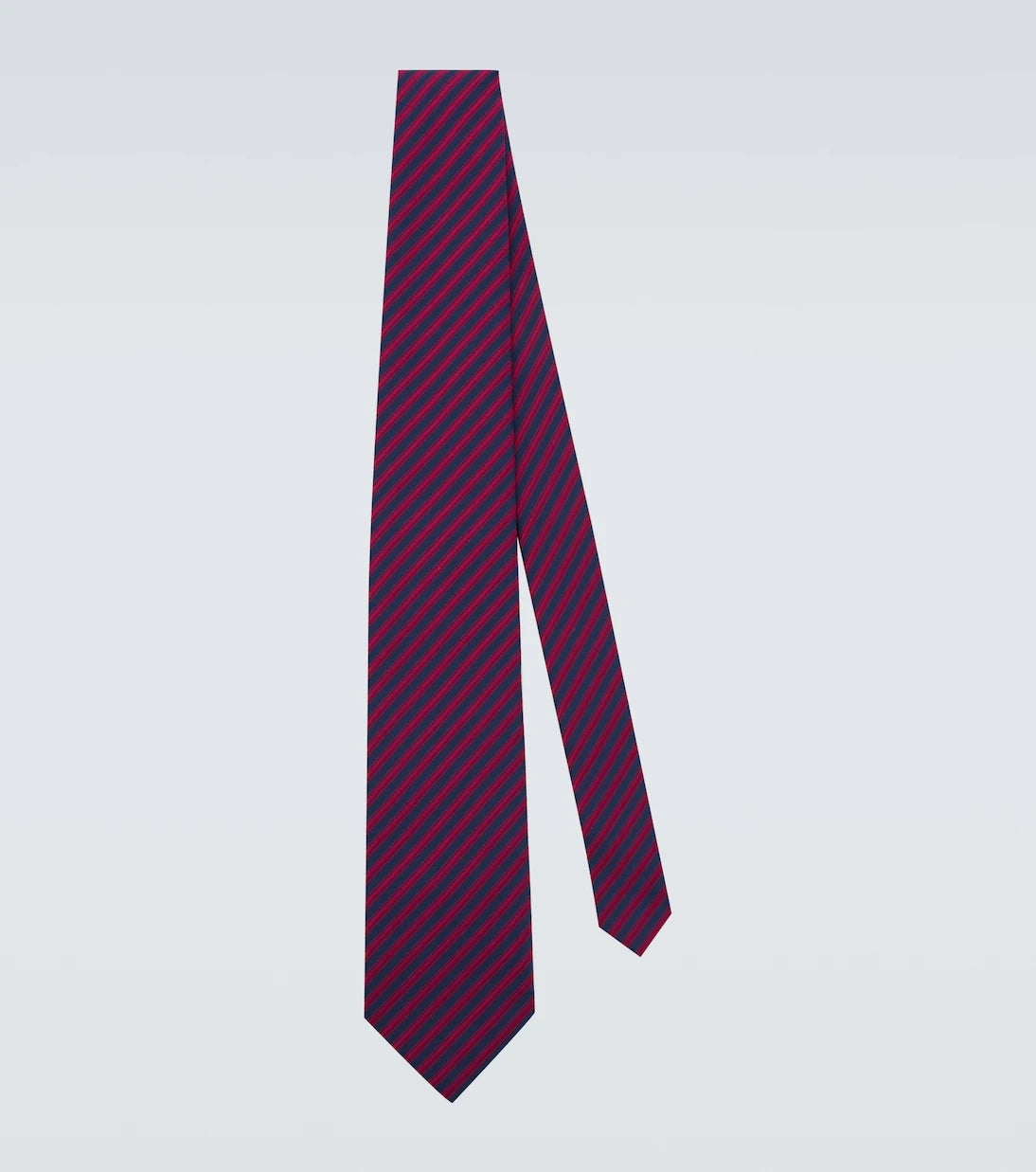 Charvet - Striped silk jacquard tie