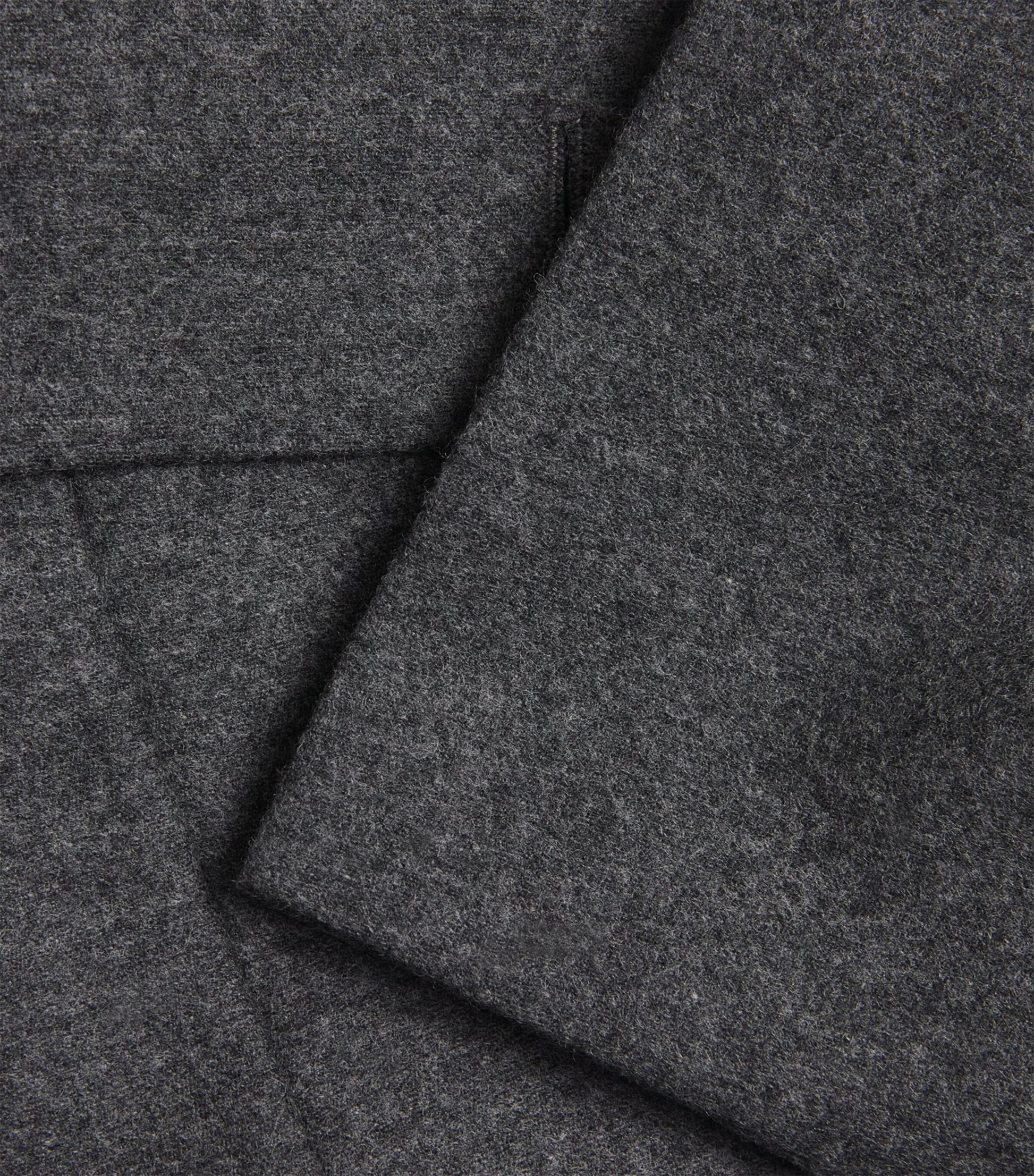 Max Mara Grey Virgin Wool Double-Breasted Jacket