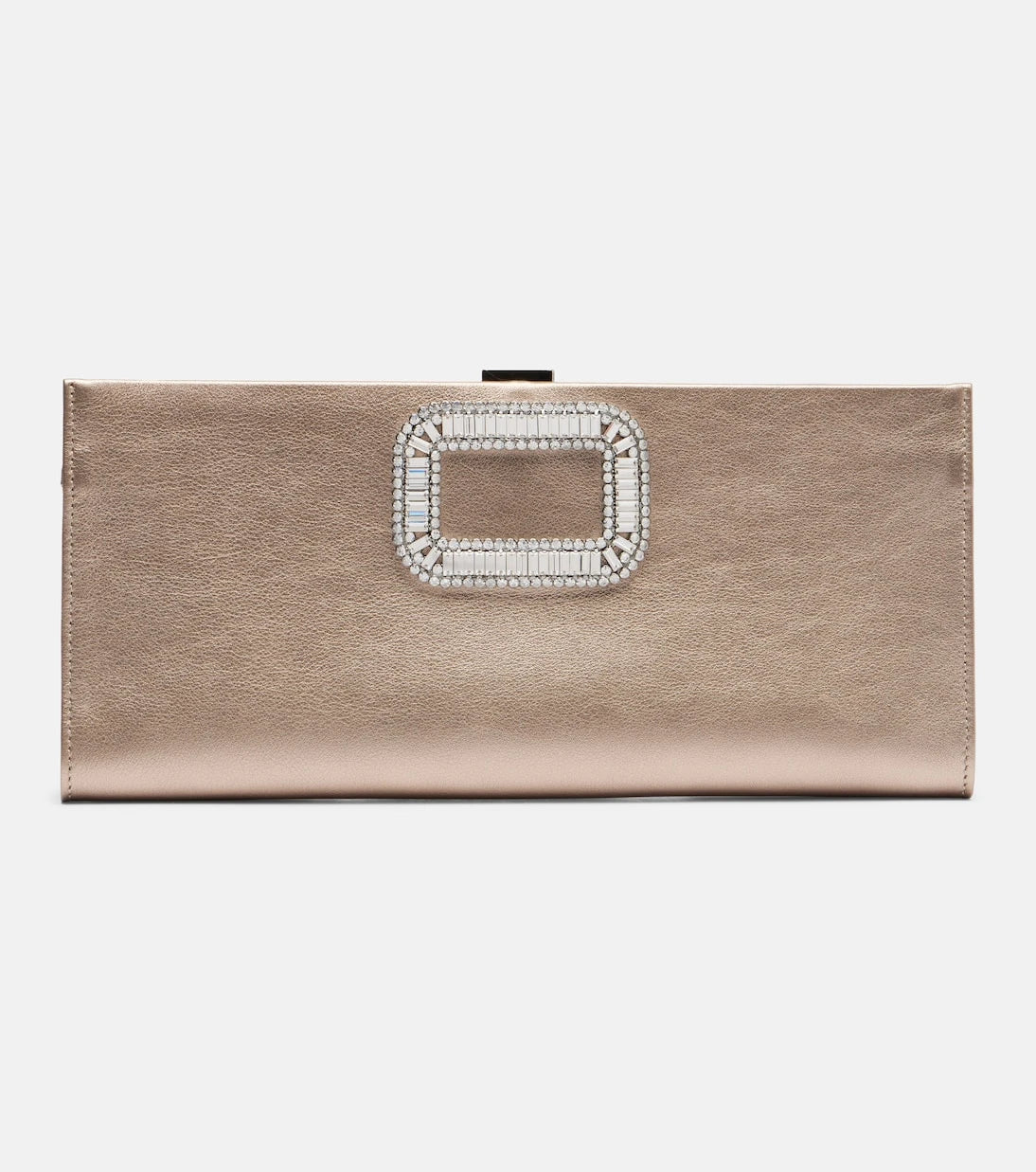 Roger Vivier - Pilgrim Küçük deri debriyaj çanta