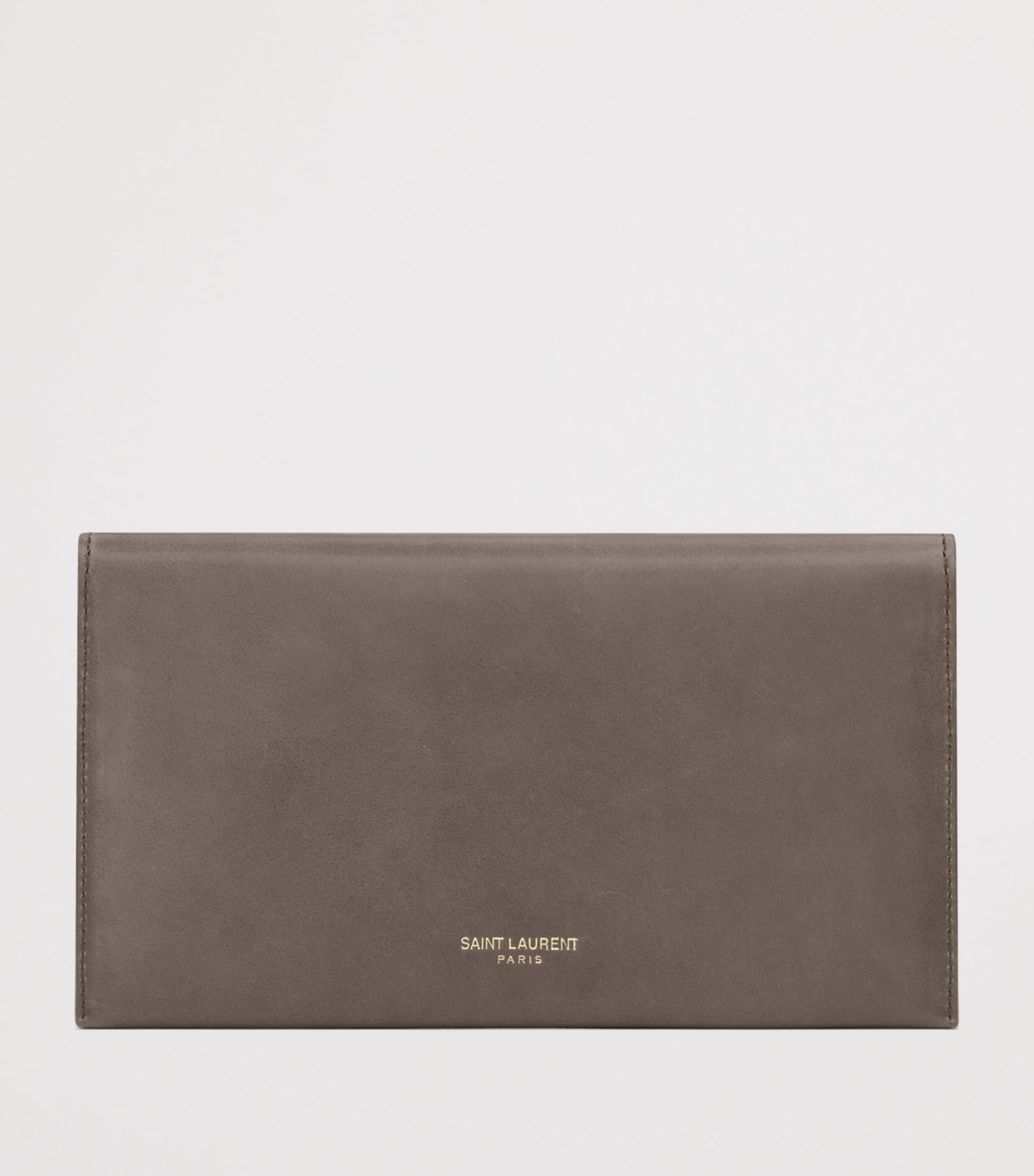 Saint Laurent Grey Large Letter Wallet