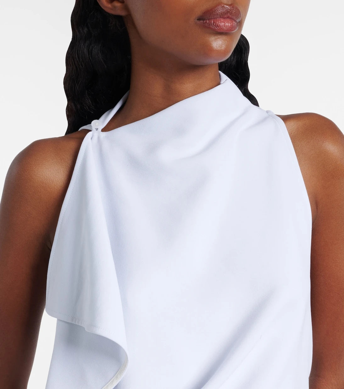 Proenza Schouler - Devyn crêpe draped maxi dress