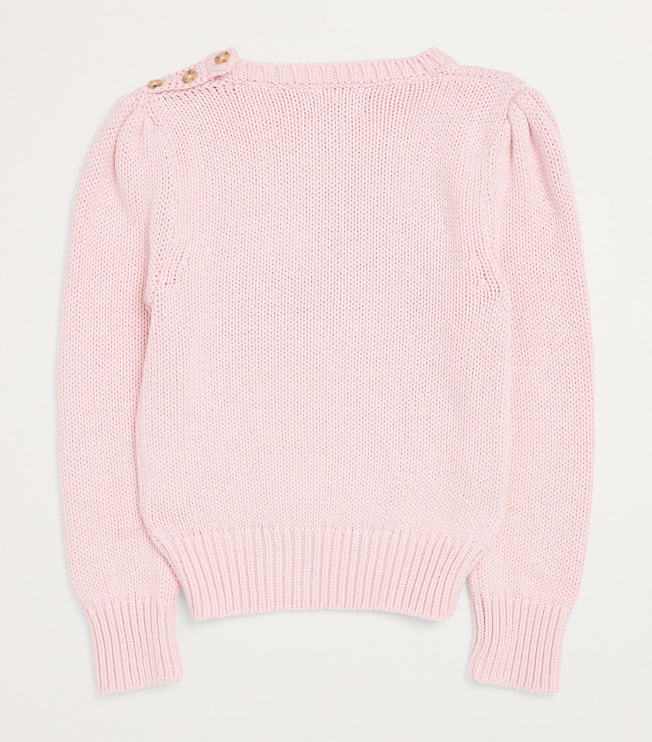 Ralph Lauren Kids Cotton Flag-Intarsia Sweater (2-7 Years)