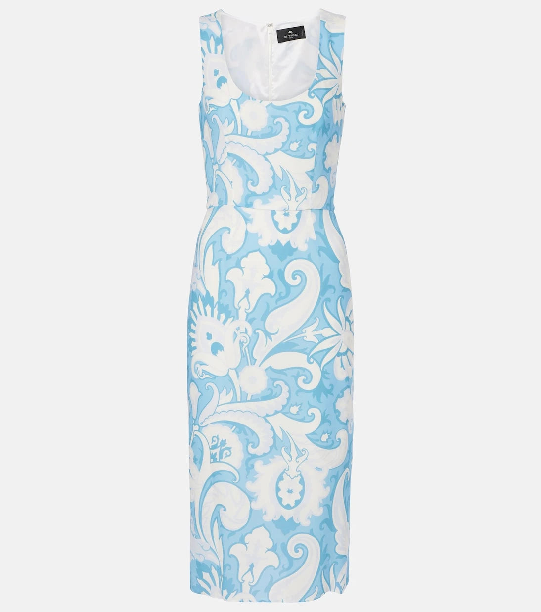 Etro - فستان ميدي مطبوع