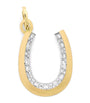 Jade Trau Yellow Gold and Diamond Horseshoe Charm