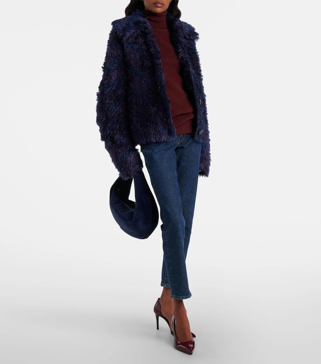 Frame - Borrowed cropped straight jeans