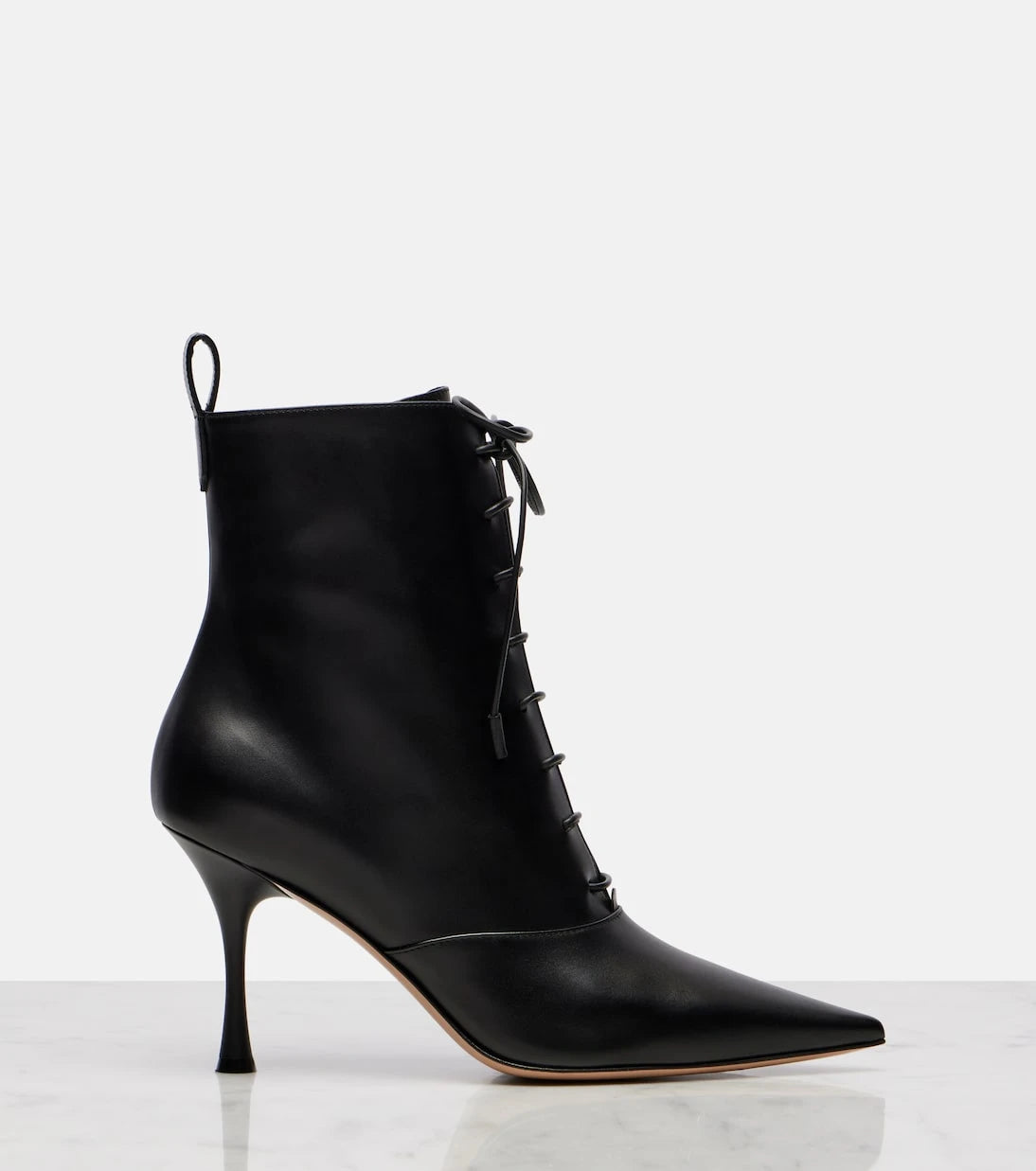 Gianvito Rossi - Leather lace-up boots