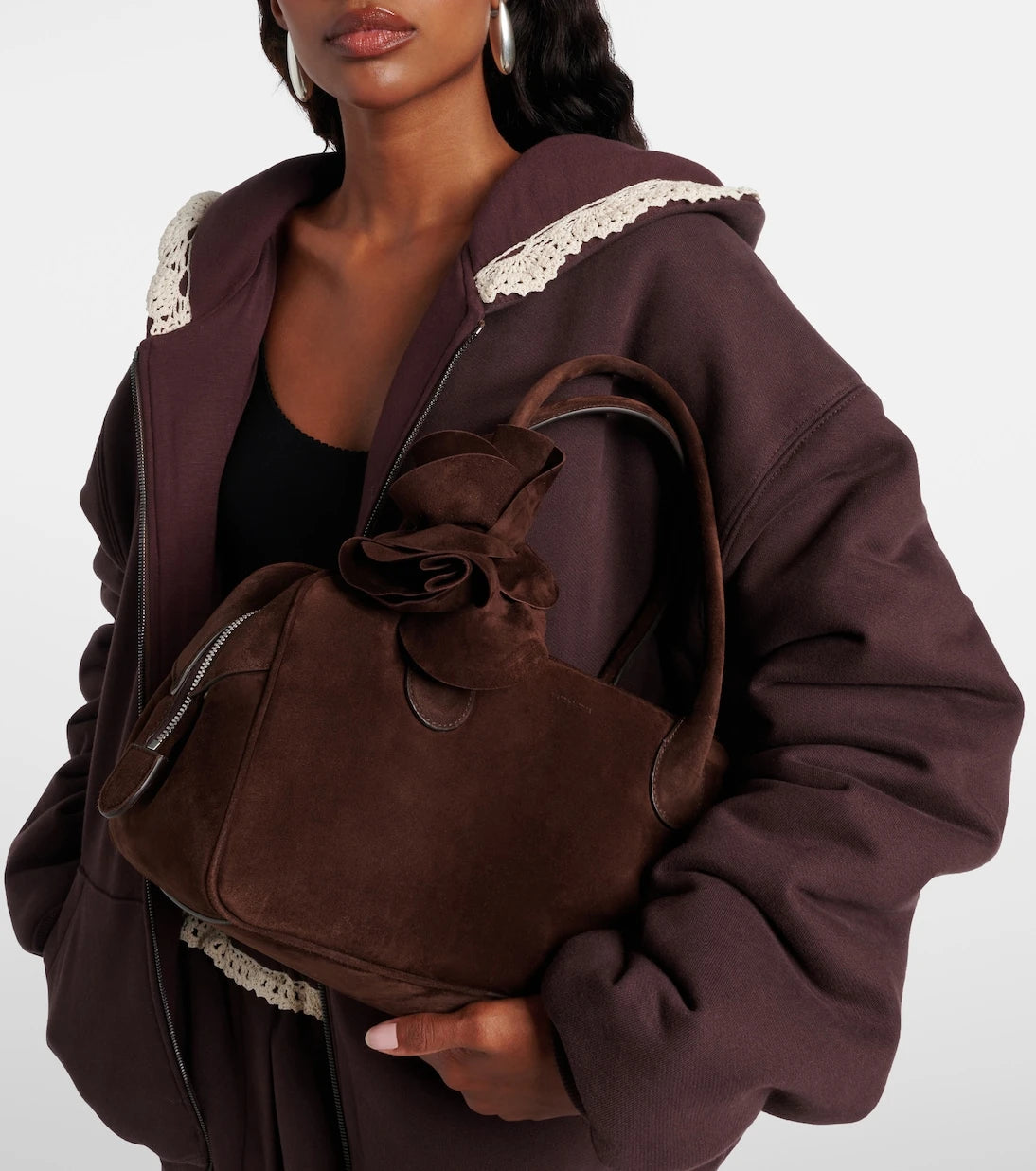 Magda Butrym - Brigitte suede tote bag
