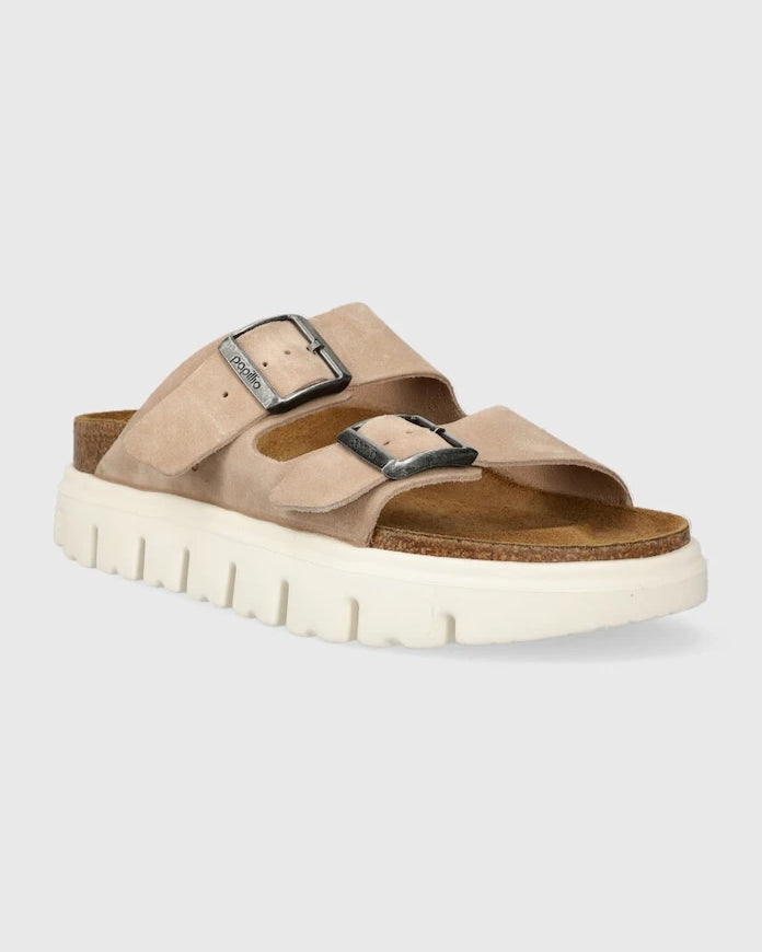 Велурени чехли Birkenstock BIRKENSTOCK X PAPILLIO Arizona Chunky