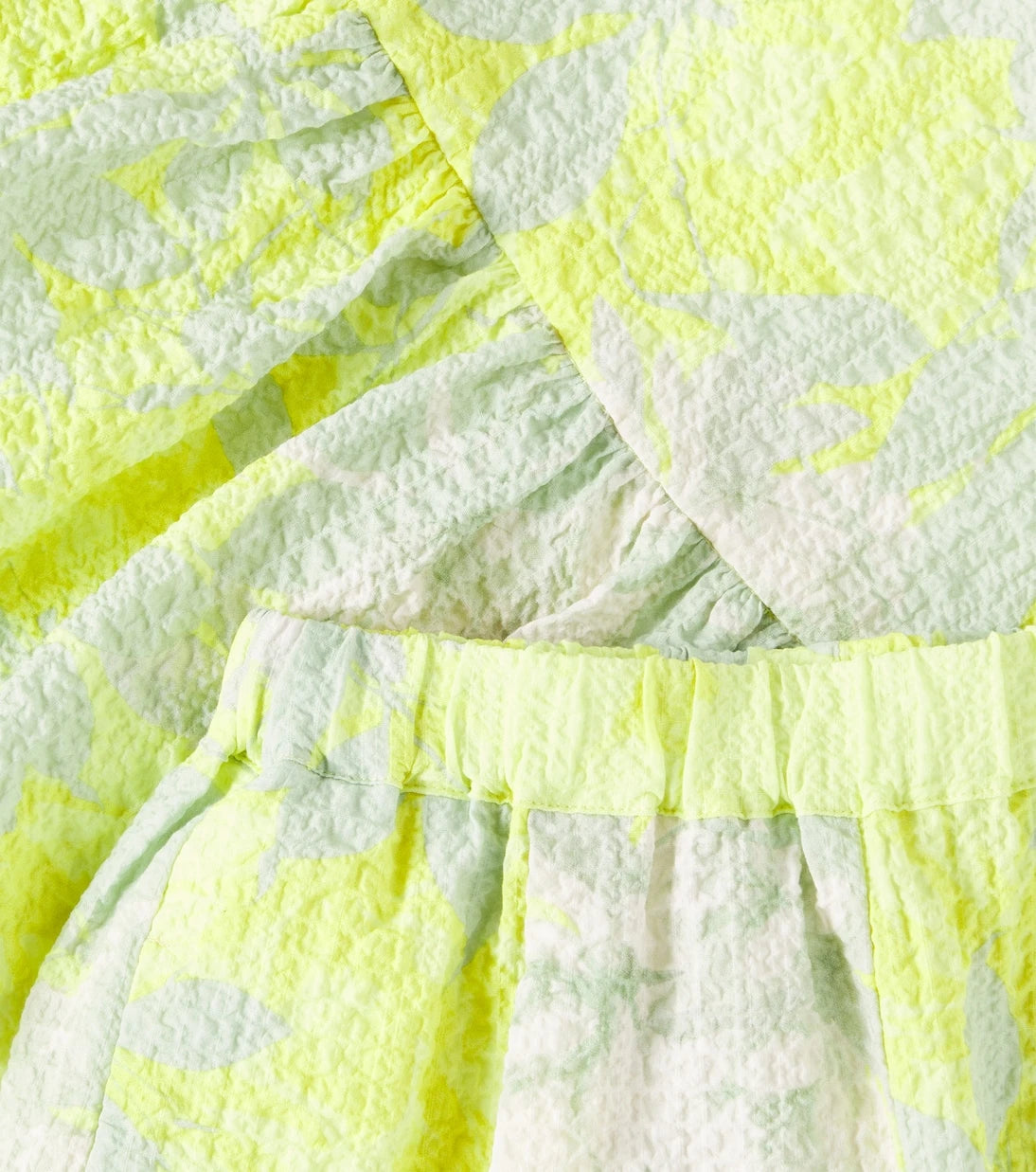 Il Gufo - Printed cotton top and shorts set