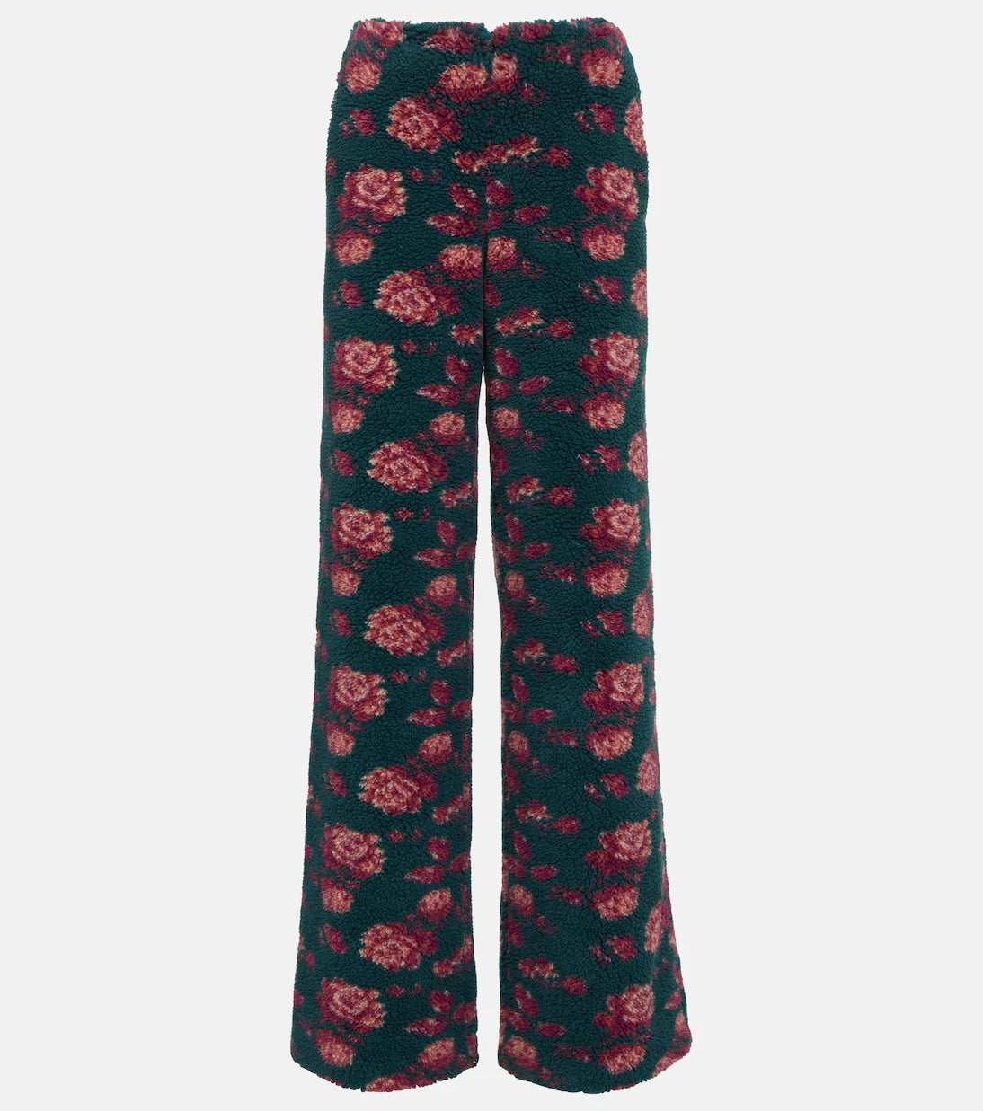 Magda Butrym - High-rise floral teddy straight pants