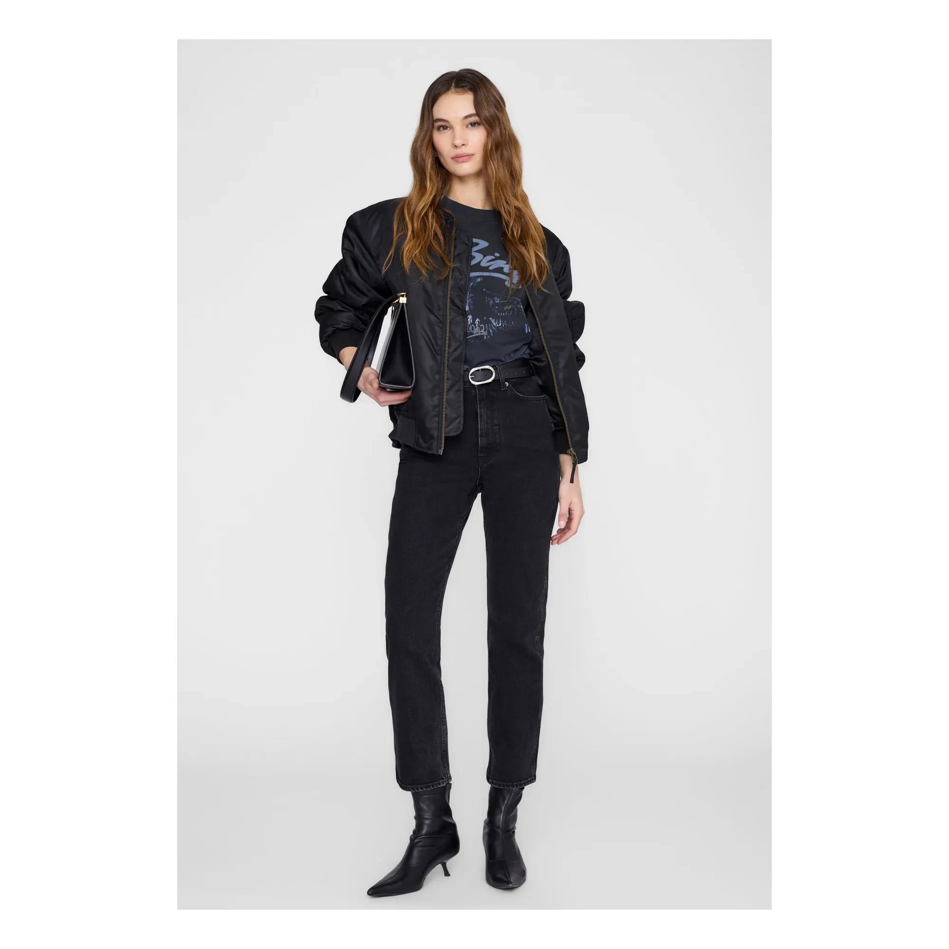 Anine Bing - Kent T-shirt | Black