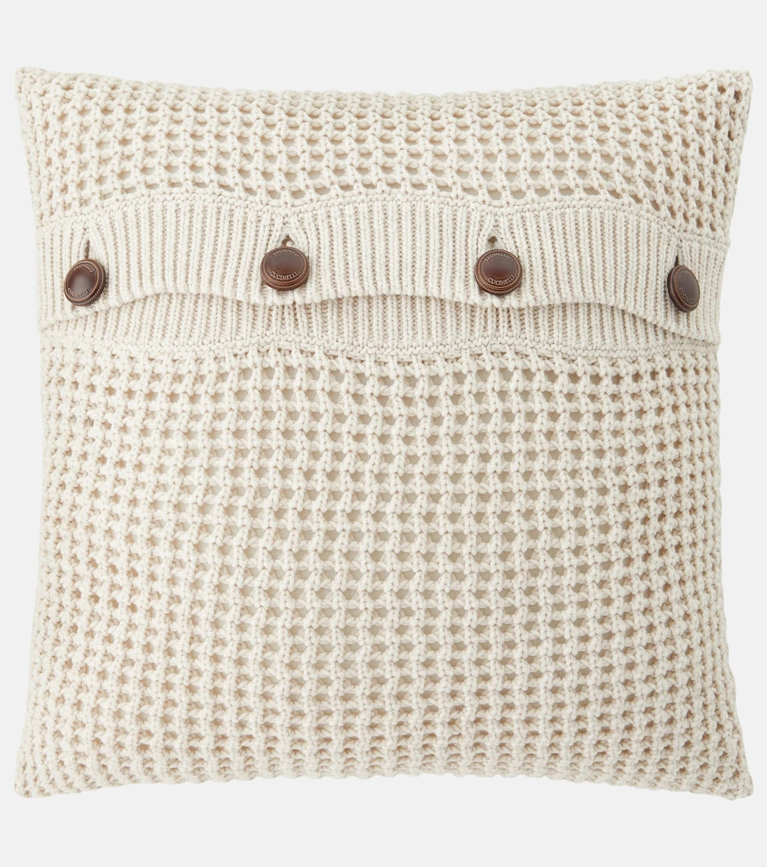 Brunello Cucinelli - Cotton-blend cushion