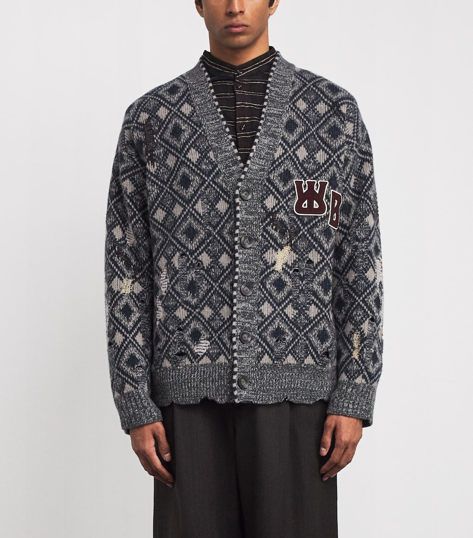 Wales Bonner Multi Wool Sibling Cardigan