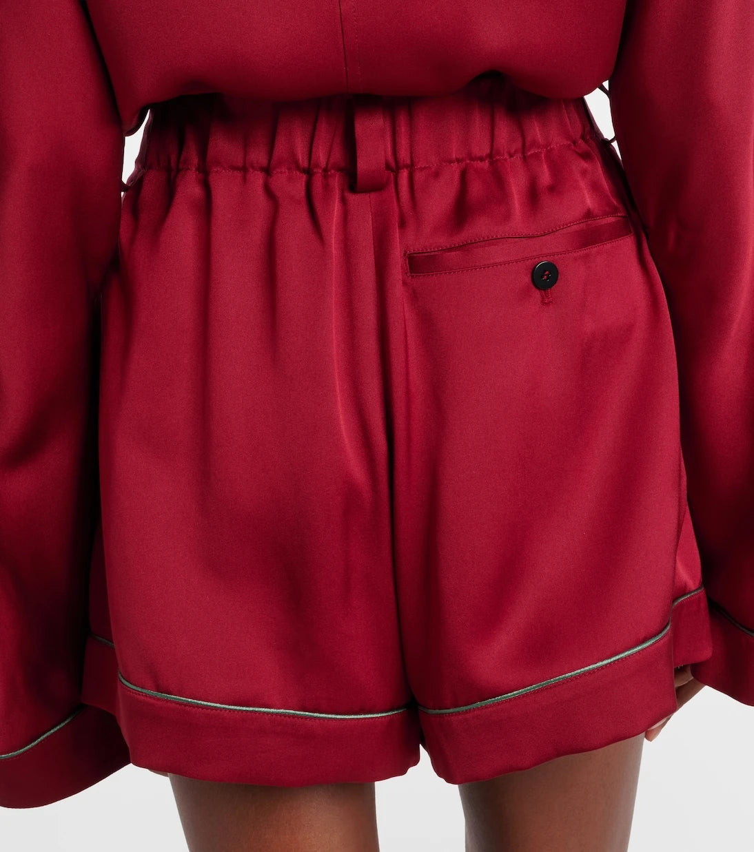 Givenchy - Silk satin shorts