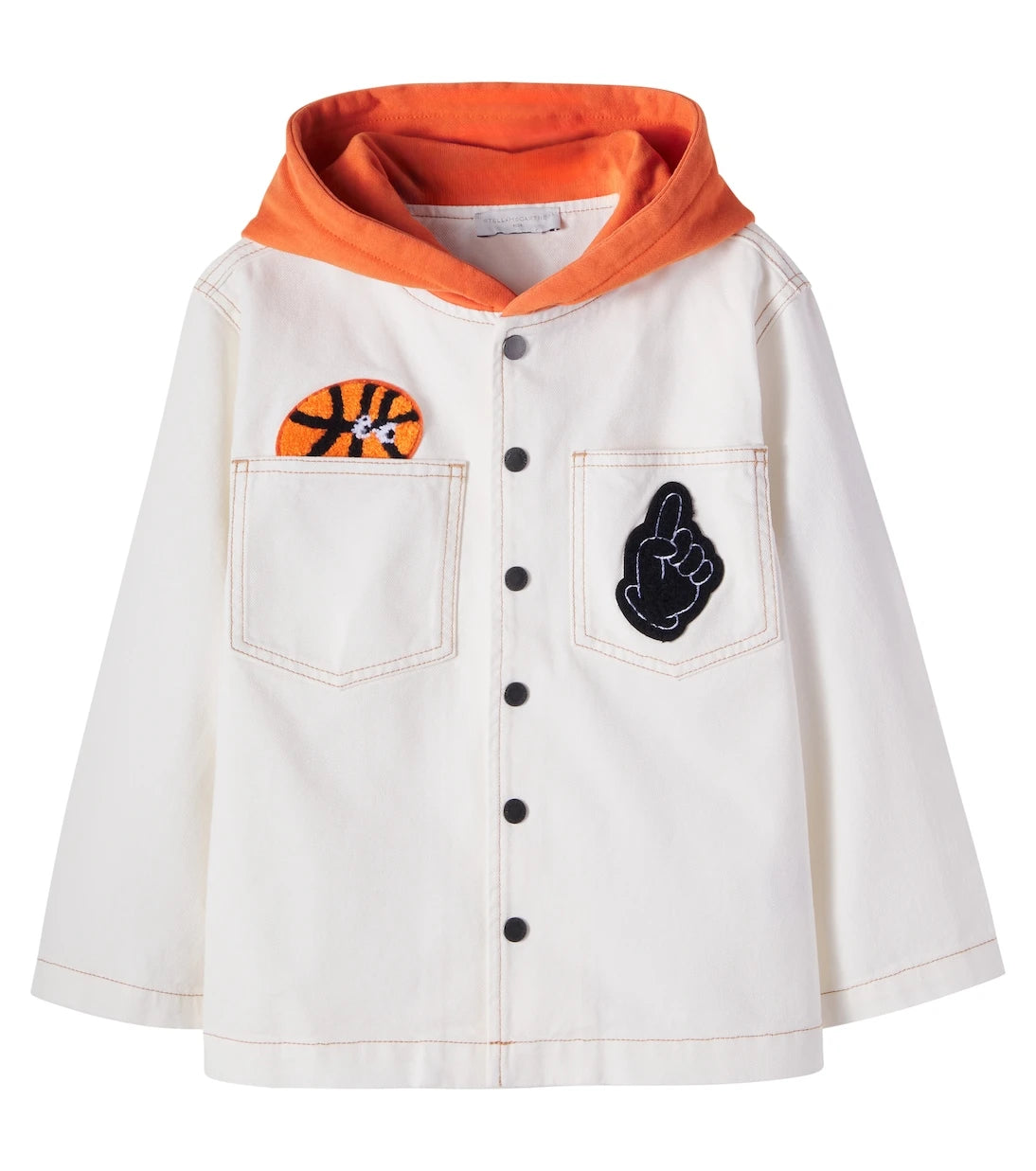 Stella McCartney Kids - Embroidered cotton canvas jacket