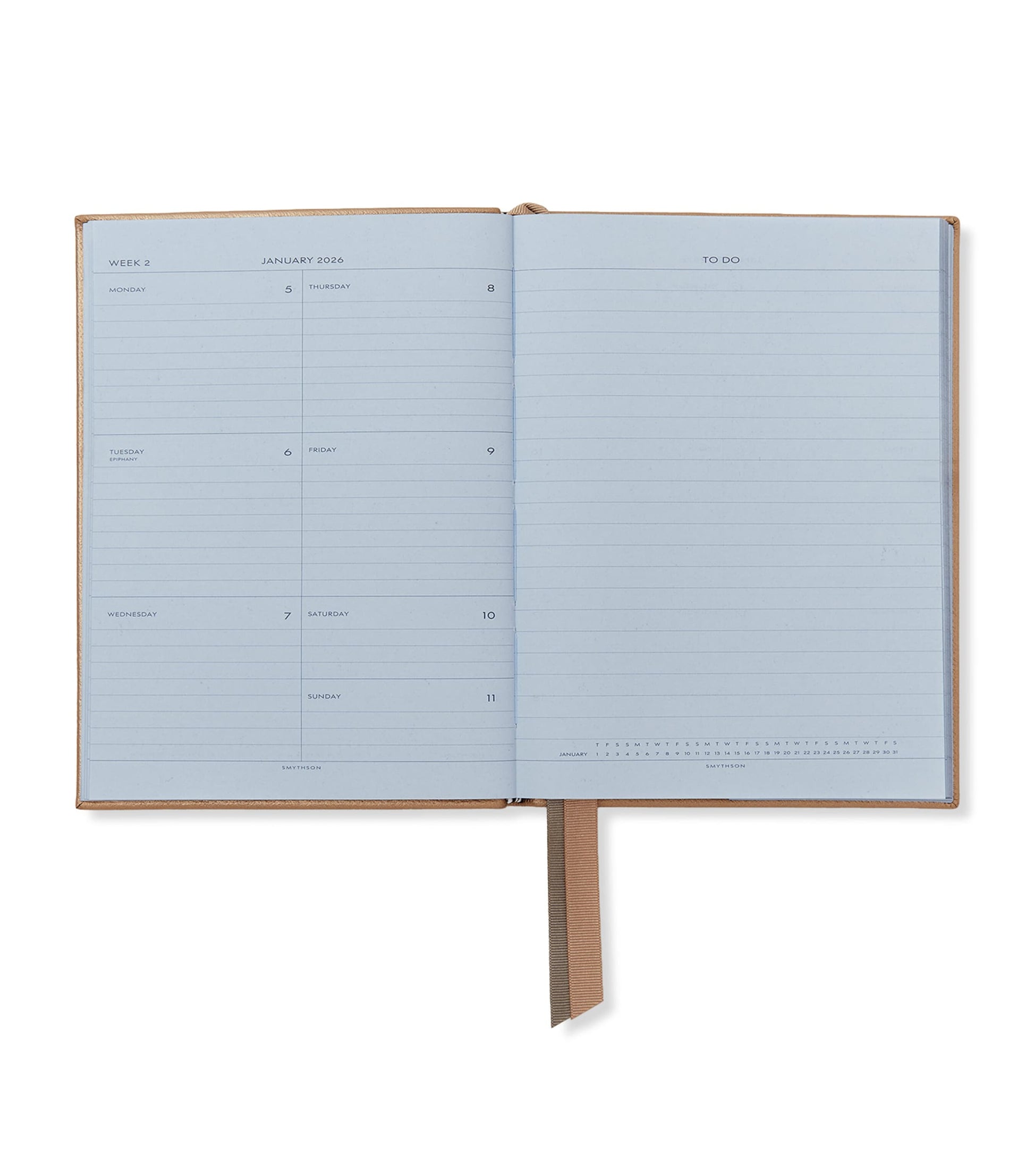 Leather Soho A5 2026 Diary