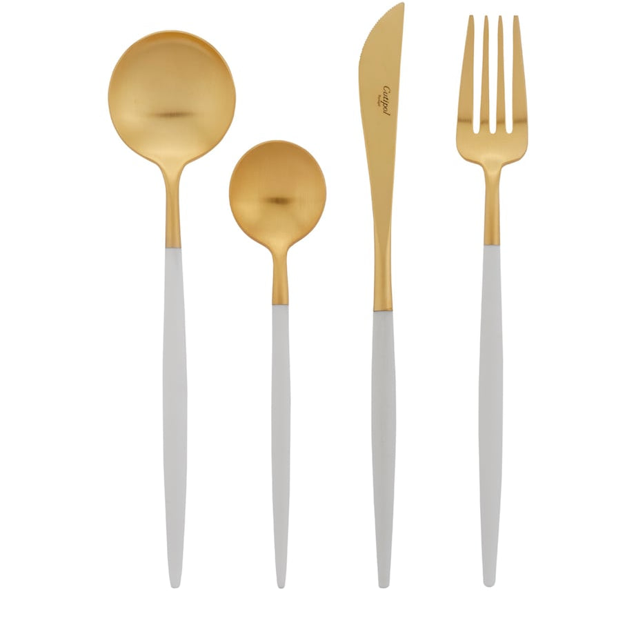 Goa Gold-Plated 24-Piece Cutlery Set