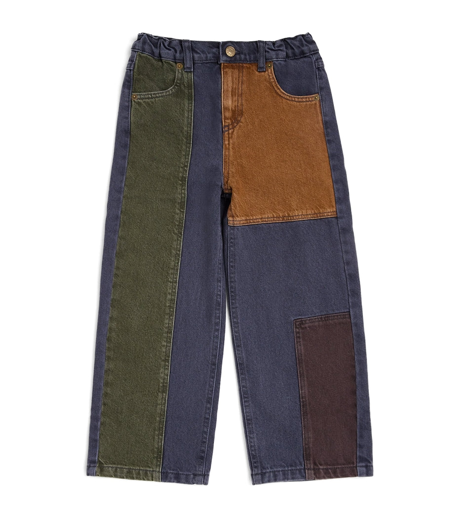 Bobo Choses Organic Cotton Patchwork Jeans (2-13 Years)