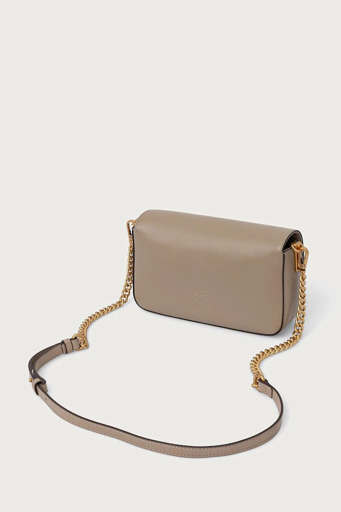 Pinko kadın deri crossbody çanta