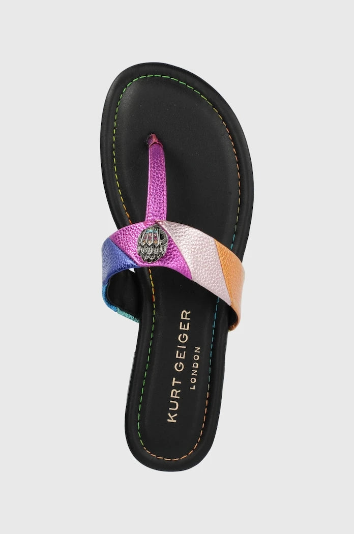Kurt Geiger London Kensington T-Bar Deri Terlik