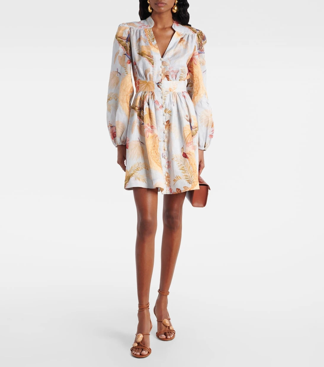 Zimmermann - Ascension floral linen minidress