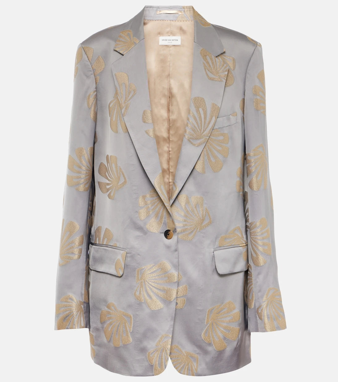 Dries Van Noten - سترة بليزر جاكار مطبوعة