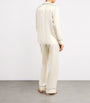 Ivory Silk Satin Pyjama Set