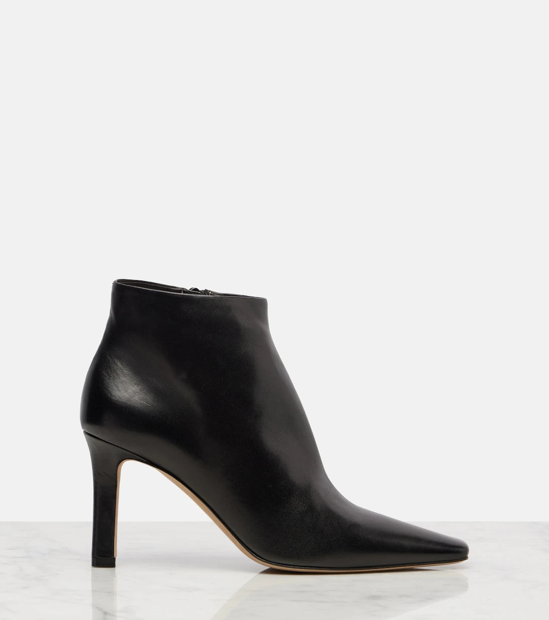 The Row - Carla 80 leather ankle boots