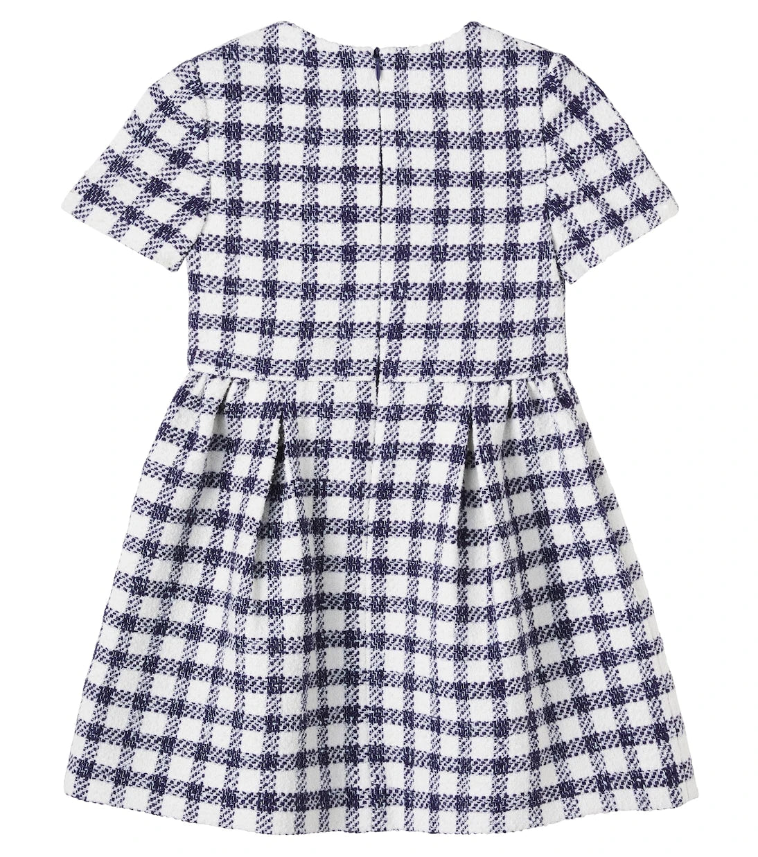 Self-Portrait Kids - Checked bouclé dress