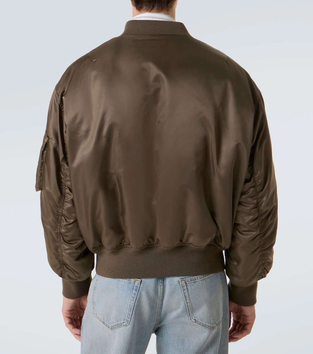 Saint Laurent - Padded twill bomber jacket