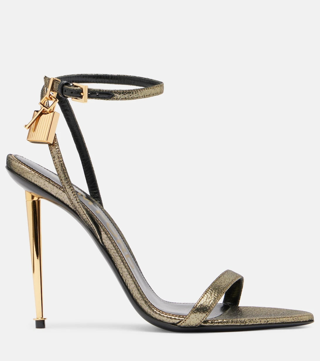 Tom Ford - Padlock 105 metallic sandals