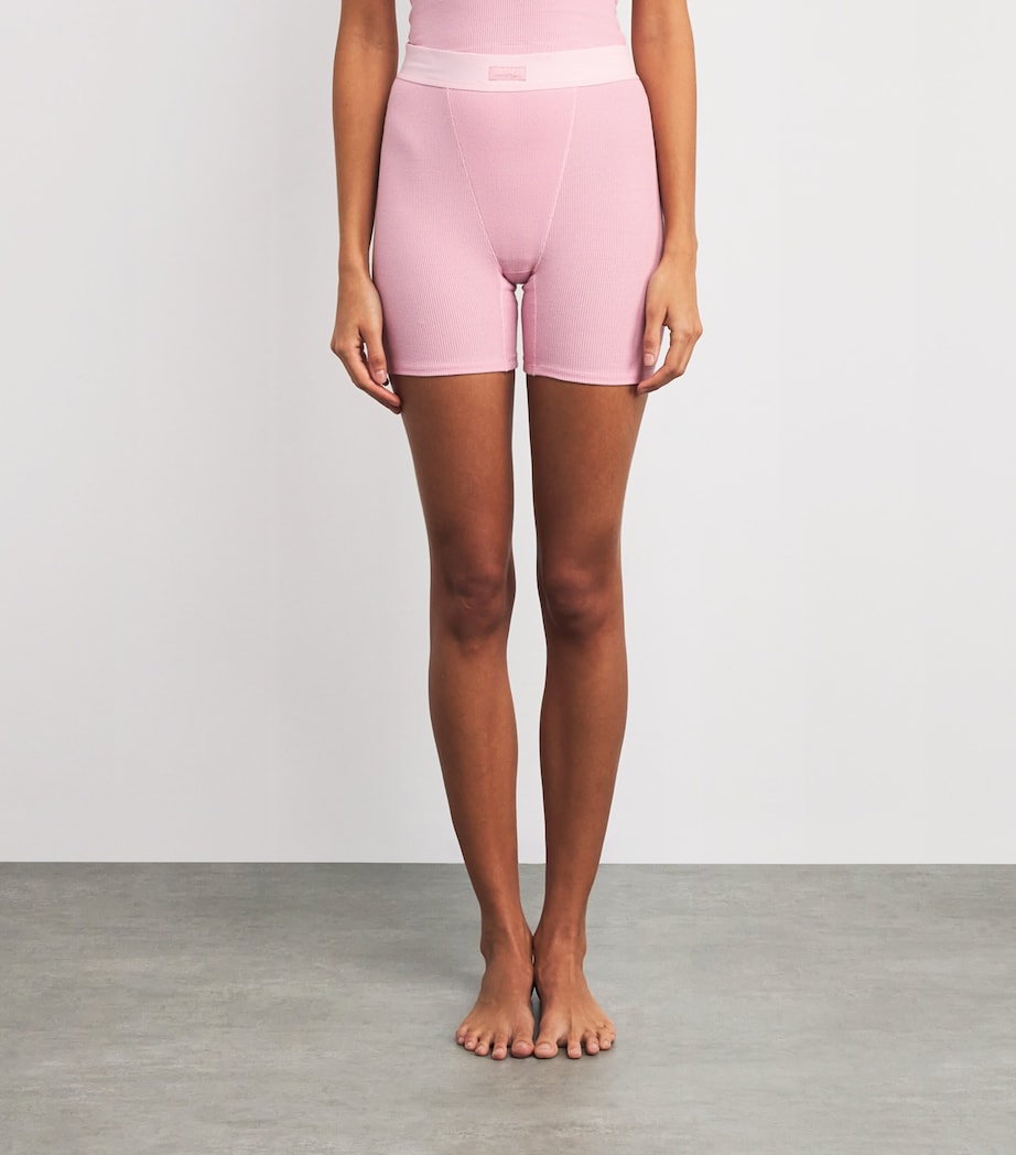 Stretch-Cotton Ribbed Boxer Shorts (Pack of 3)