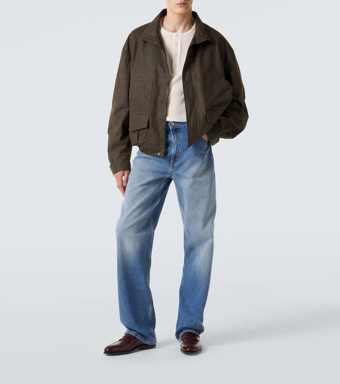 Calvin Klein Collection - Faded straight jeans