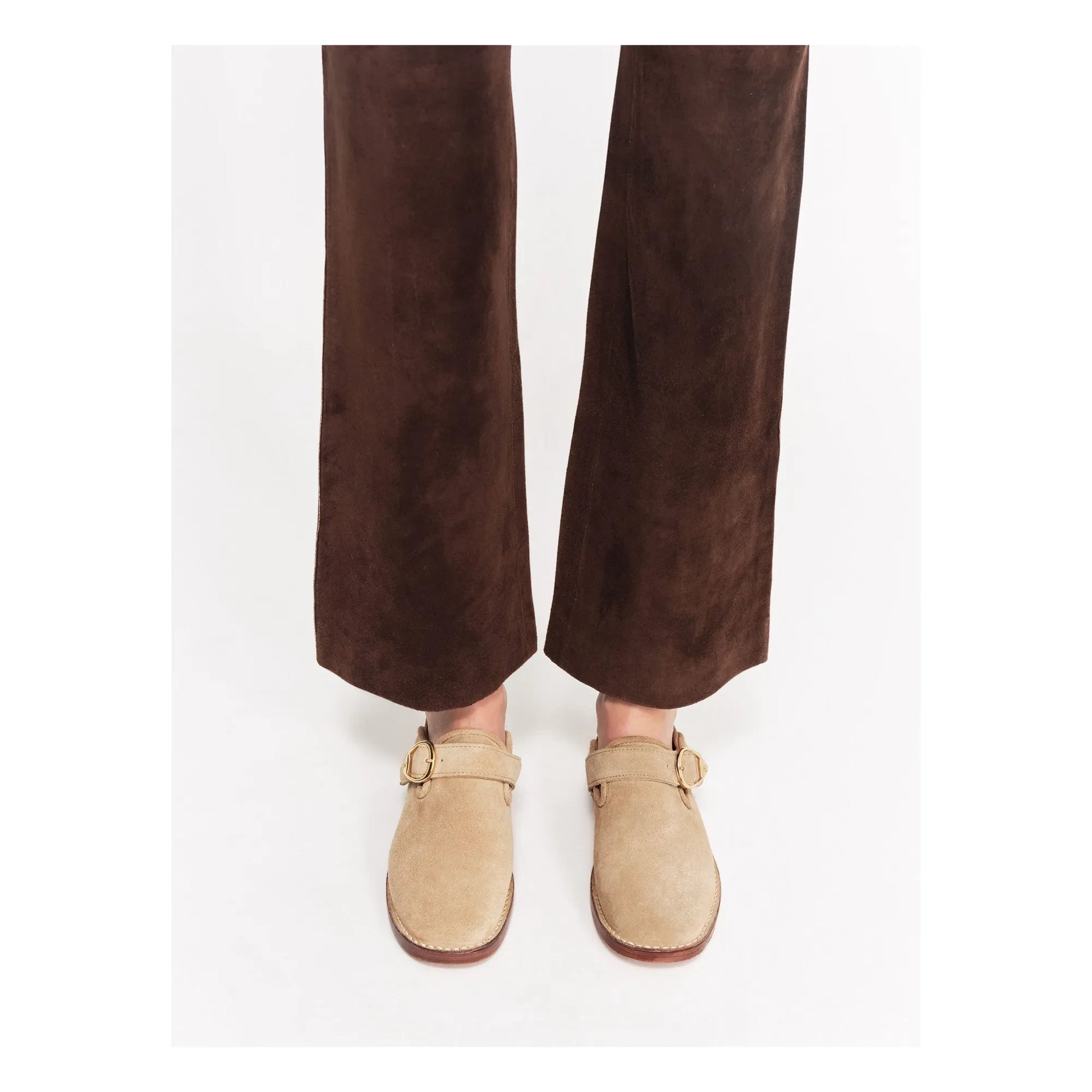 Socque Paris - Slippers Lucca Sweden | Taupe brown