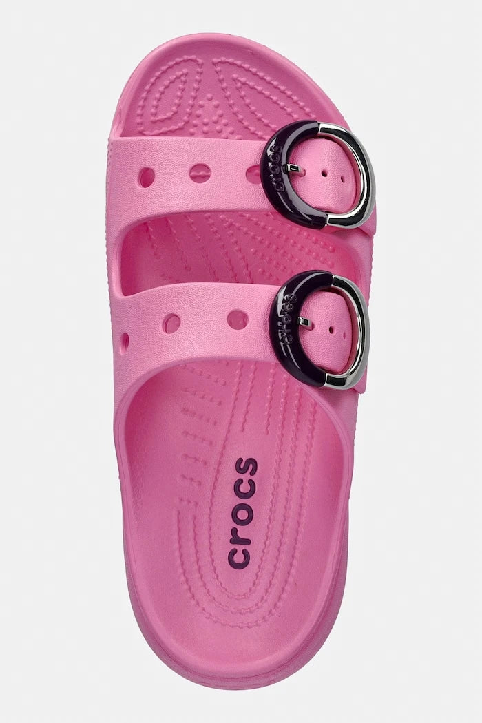 Crocs kadın platform terlik ayakkabı Saturday Platform Dipped Buckle Sandal