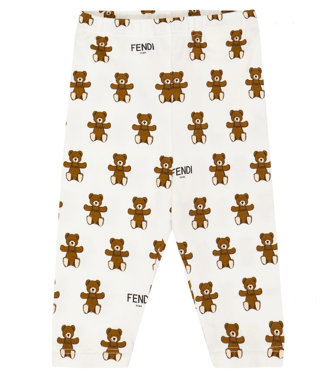 Fendi Kids - Baby printed cotton-blend leggings