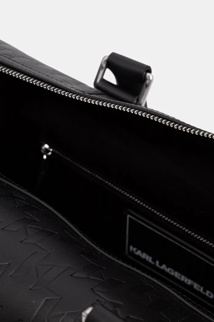 Karl Lagerfeld erkek deri çanta K/LOOM