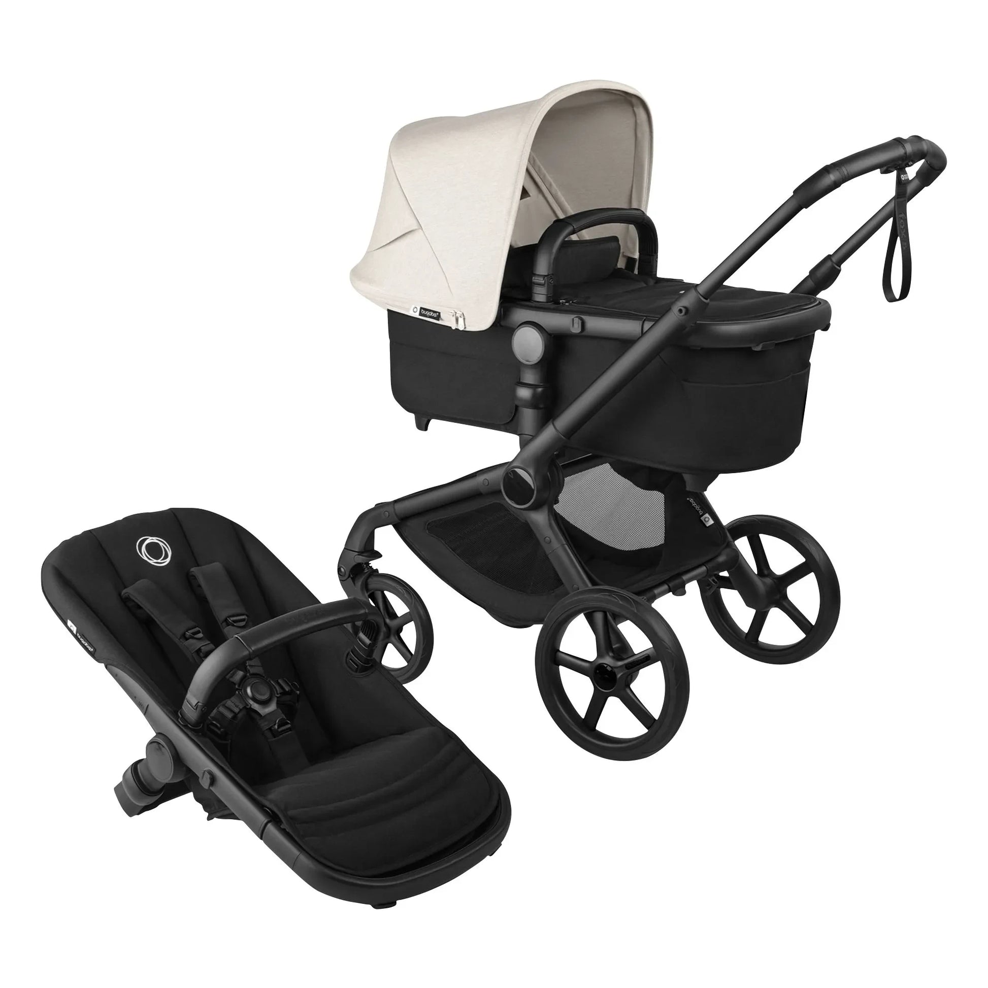 Bugaboo - Bugaboo Fox 5 Renew - All-terrain stroller complete chassis black | White
