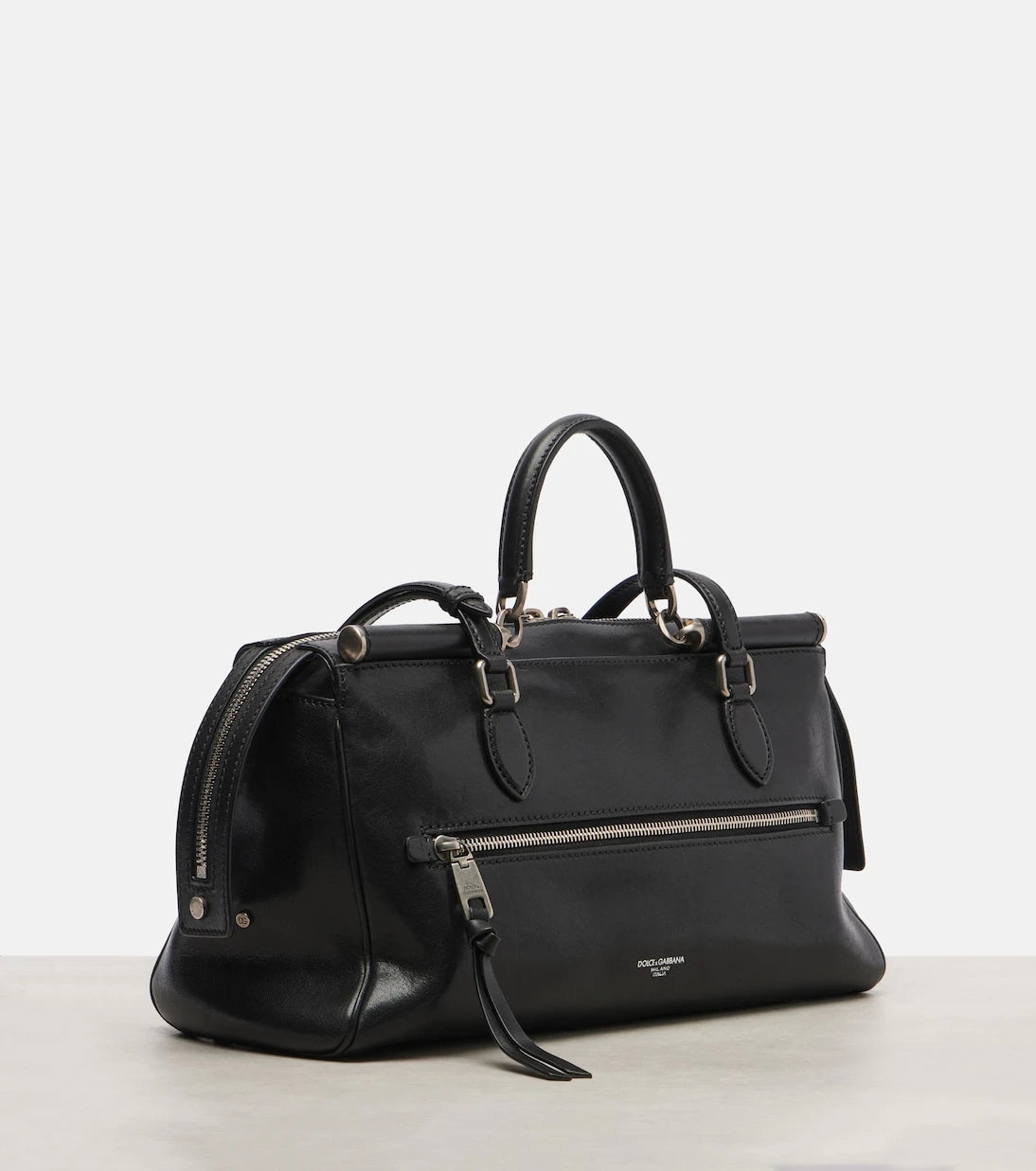 Dolce&Gabbana - Vittoria leather tote bag