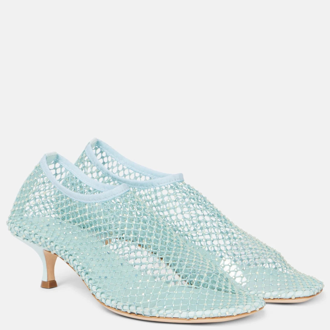 Christopher Esber - Minette embellished fishnet pumps