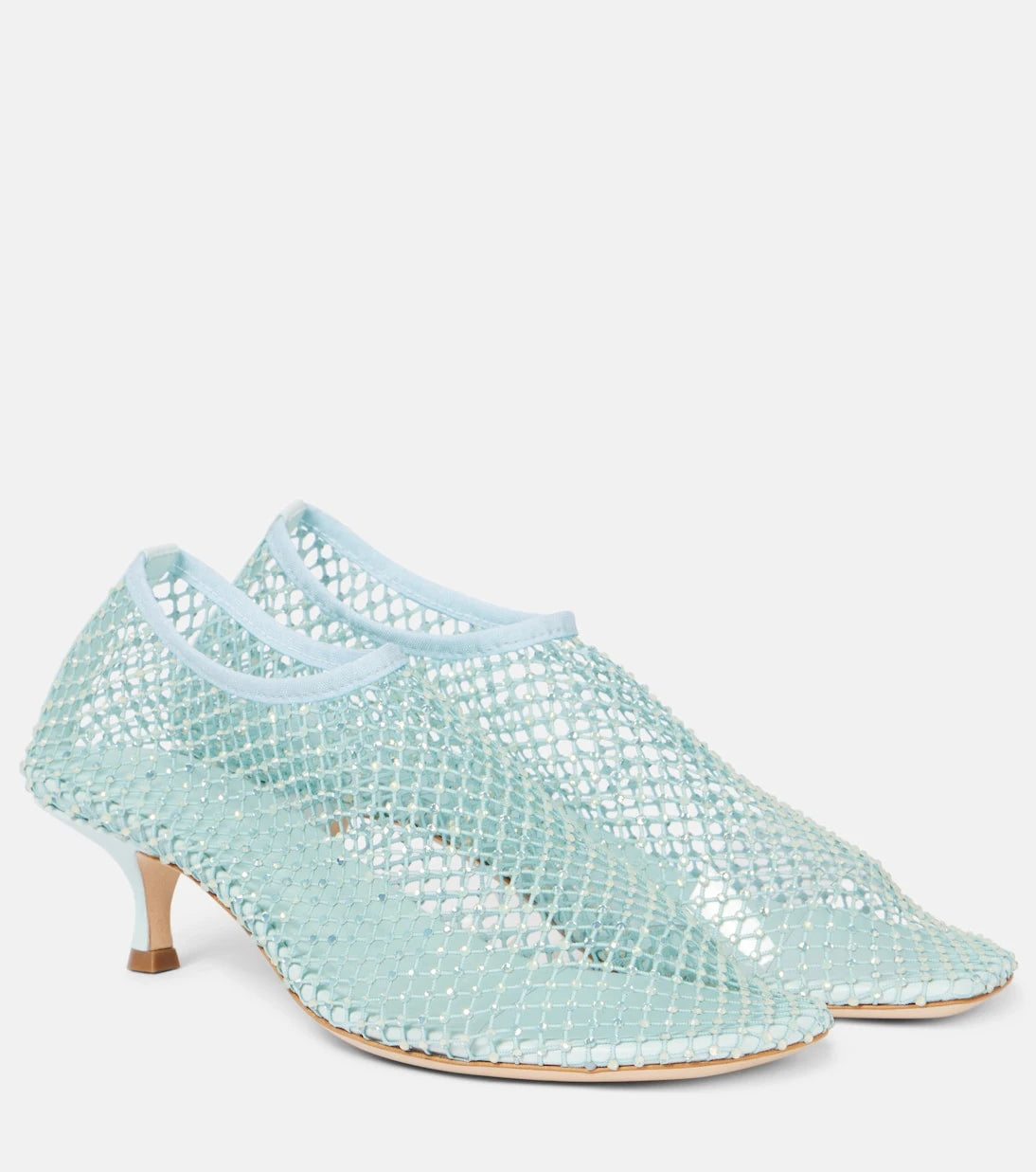 Christopher Esber - Minette embellished fishnet pumps