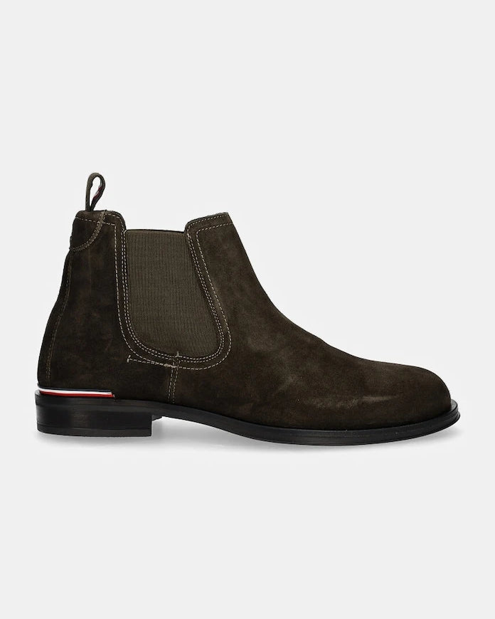 Велурени боти челси Tommy Hilfiger CORE RWB HILFIGER SUEDE CHELSEA