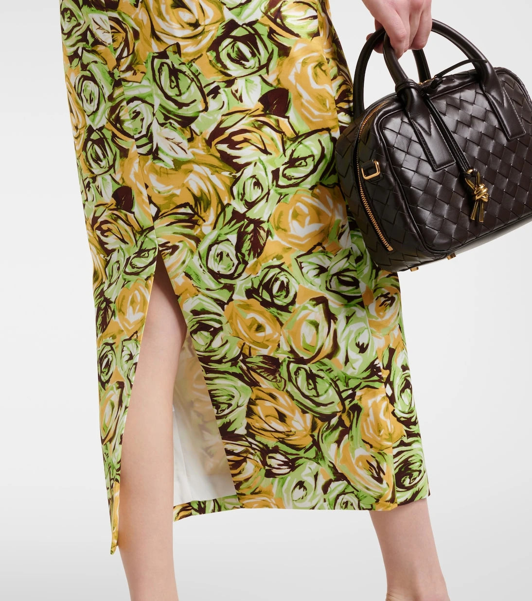 Emilia Wickstead - Lorelei floral twill pencil skirt